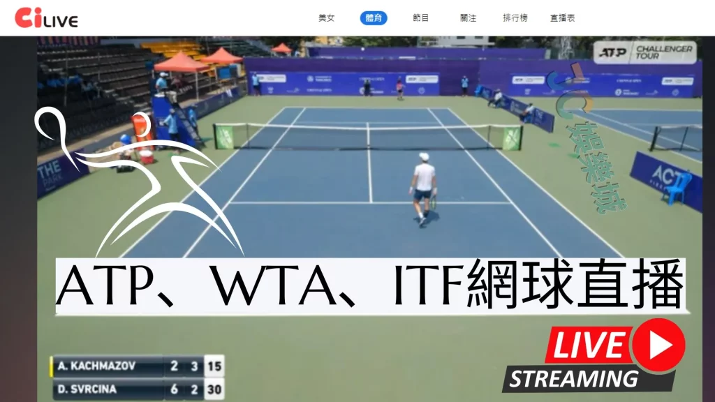 ATP、WTA、ITF網球賽事介紹